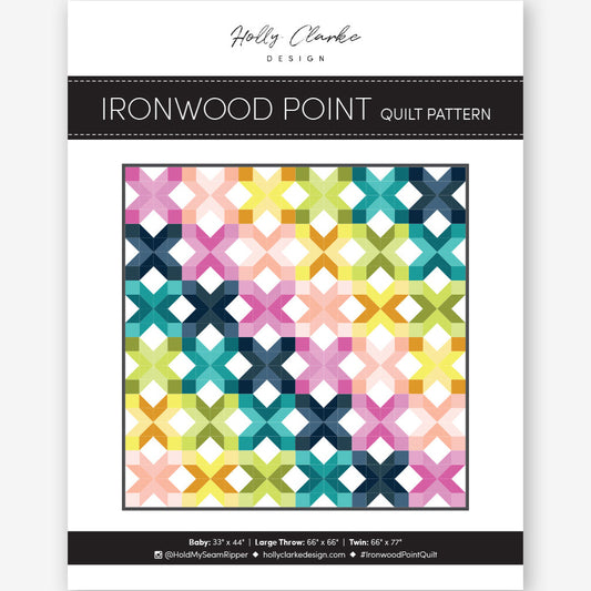 Ironwood Point Quilt Pattern by Holly Clarke Design