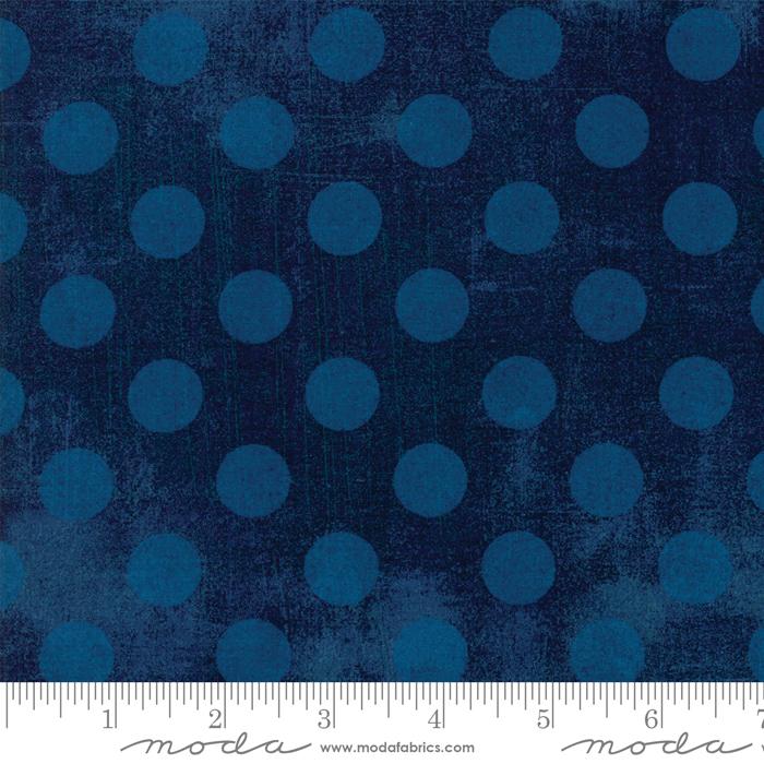 Grunge Hits The Spot - Navy - by BasicGrey with Moda Fabrics