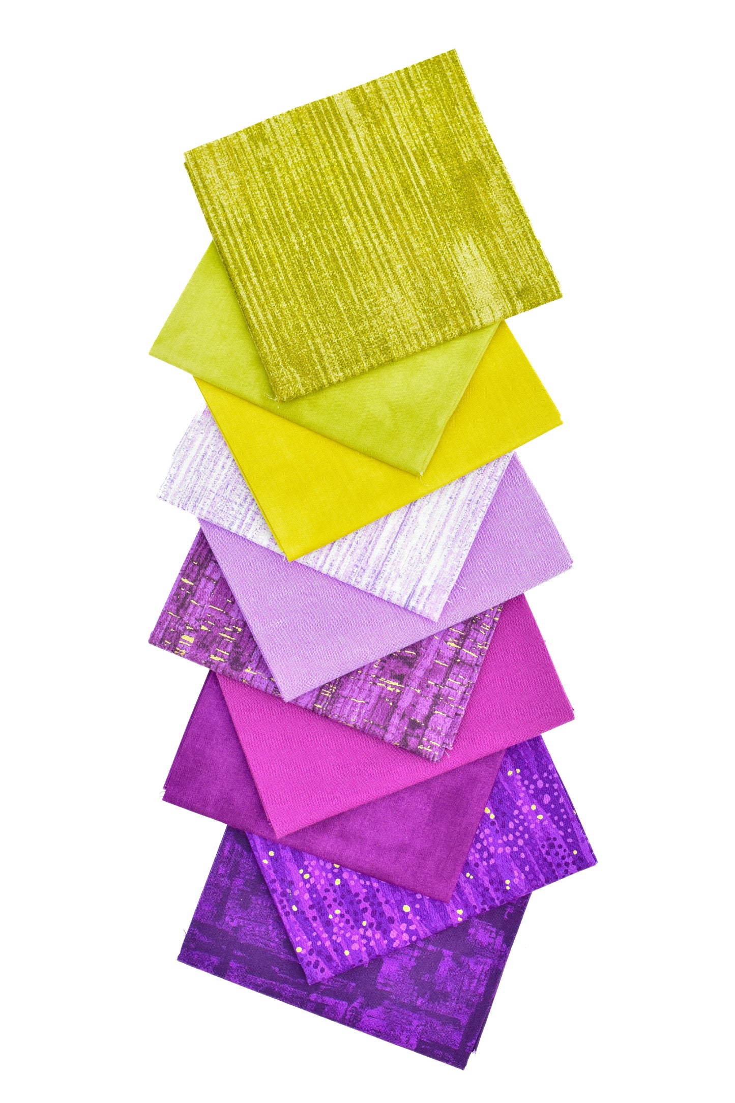 Color Me - 10 Fat Quarter Bundle (Lavender Fields) Cotton from Windham Fabrics