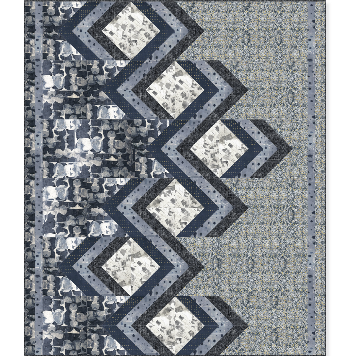 Leading Edge Quilt Kit • Eclipse by Sarah Sczepanski • 60×72