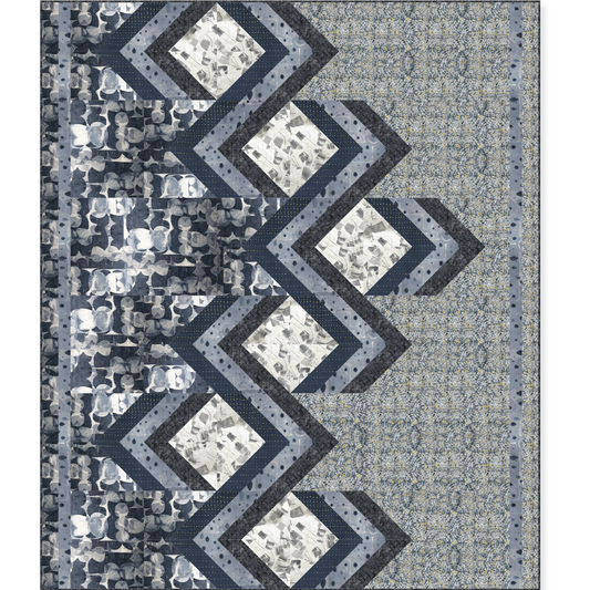 Leading Edge Quilt Kit • Eclipse by Sarah Sczepanski • 60×72