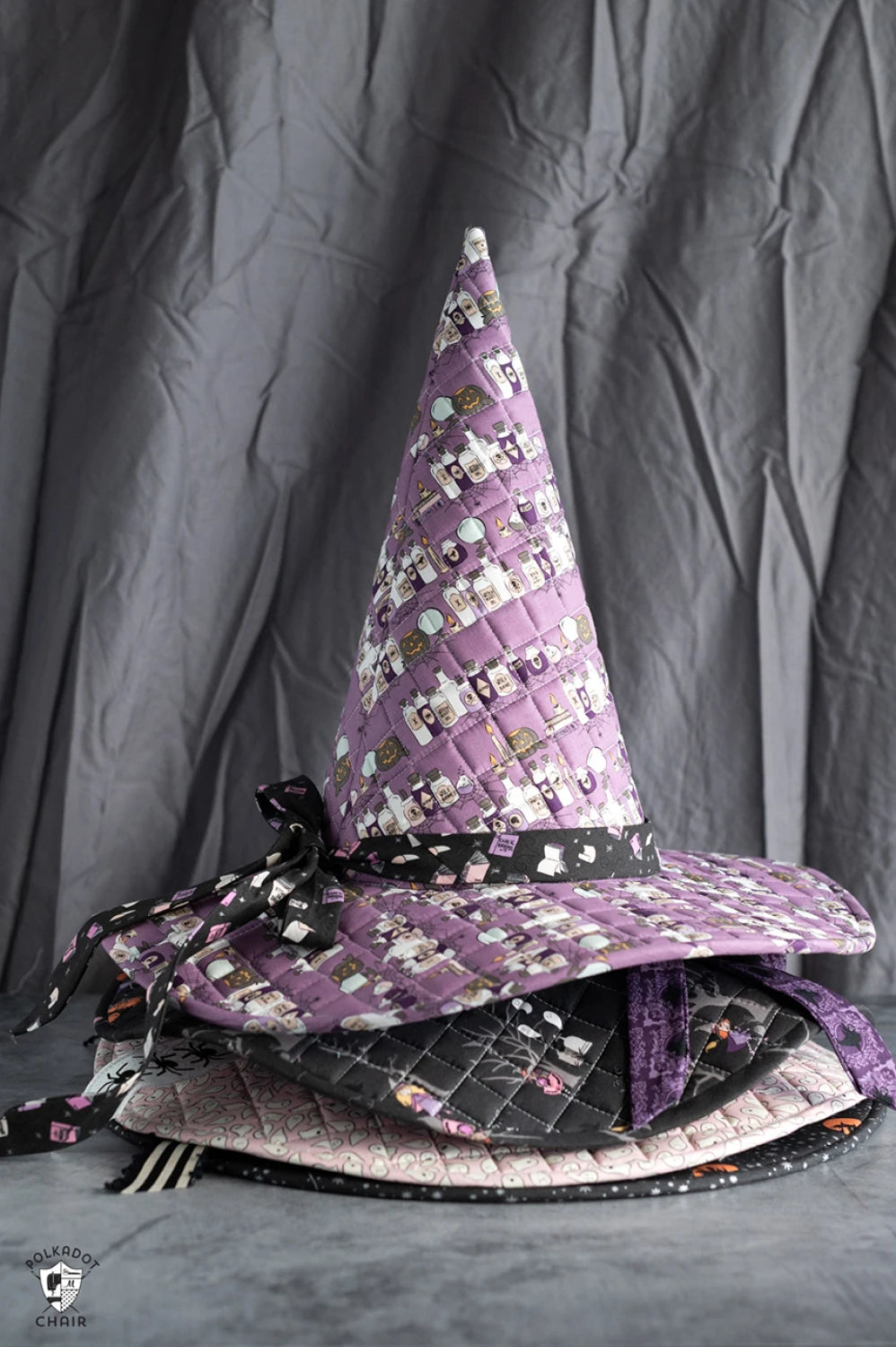Spellbound Quilted Witch Hat - Pattern - by Melissa Mortenson
