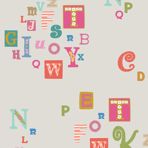 Playroom Fabrics - As Easy as ABC by Mx Domestic (FKA Mister Domestic)