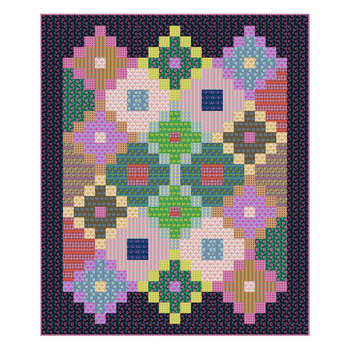 Heiress Quilt Kit featuring Heiress by Anna Maria Textiles