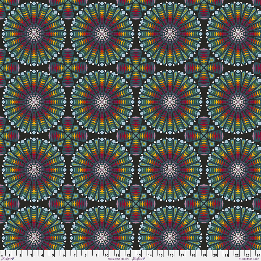 Enrapture - Stained Glass - Morning - by Giucy Giuce with FreeSpirit Fabrics