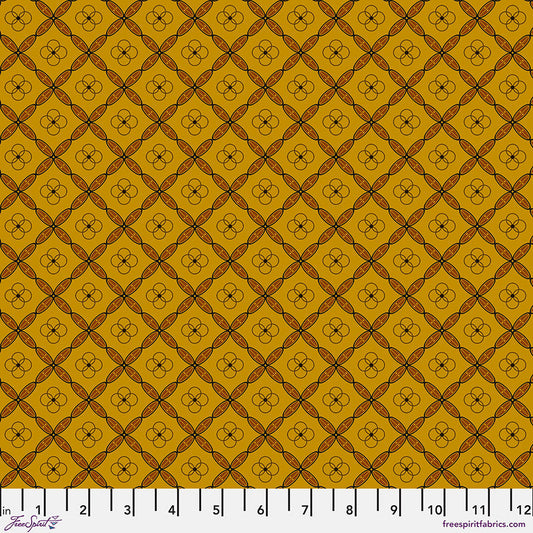 Enrapture - Tiles - Carnelian - by Giucy Giuce with FreeSpirit Fabrics