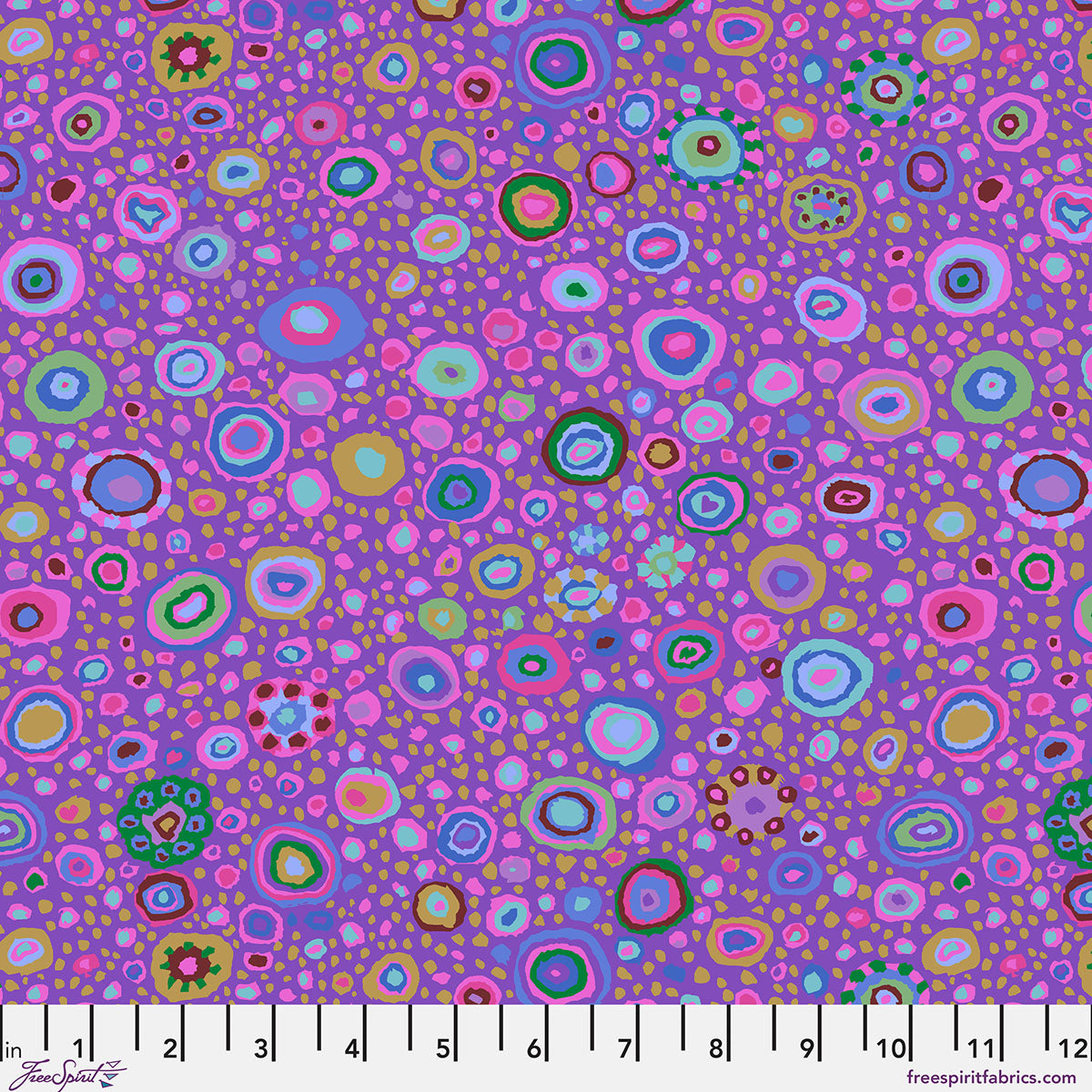 Ode to Roman Glass - Iris - by Kaffe Fassett with FreeSpirit Fabrics - Purple PWGP001.IRIS quilt fabric