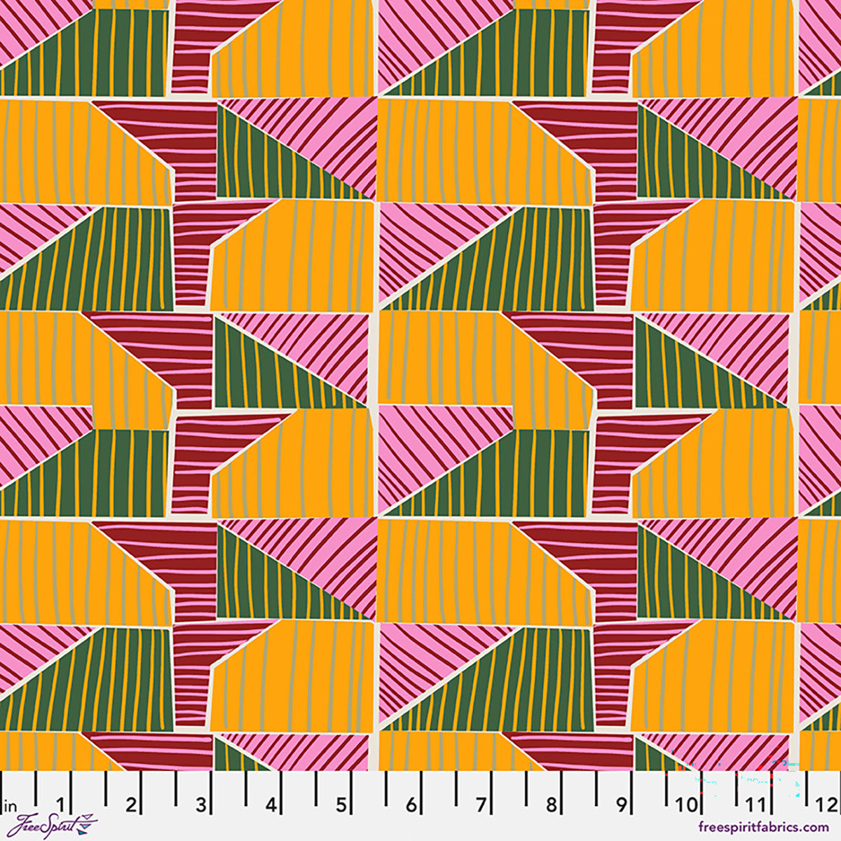 Echoes in Color - Patchwork Kites - by Kitty McCall with FreeSpirit Fabrics