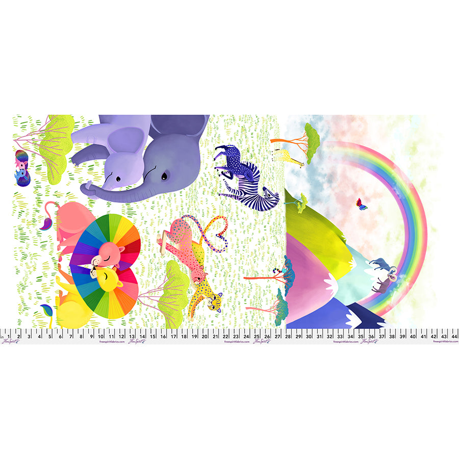 Love in the Wild – Love in the Wild Panel (24" x WOF) – by Katy Tanis with FreeSpirit Fabrics