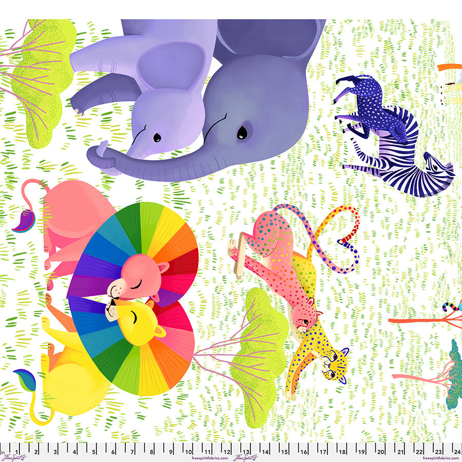 Love in the Wild – Love in the Wild Panel (24" x WOF) – by Katy Tanis with FreeSpirit Fabrics