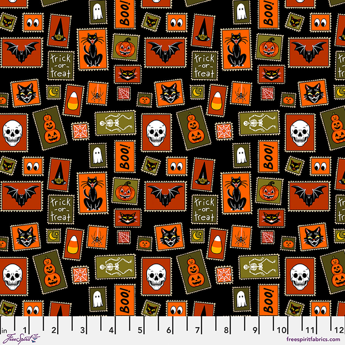 Chain Mail - Stamps - by Club Hauer with FreeSpirit Fabrics