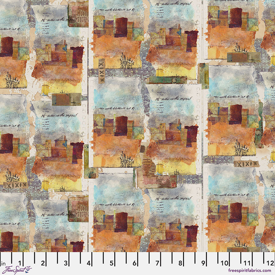 On Your Mark – Landmark - Desert (Half Yard Cut) – by Seth Apter with FreeSpirit Fabrics