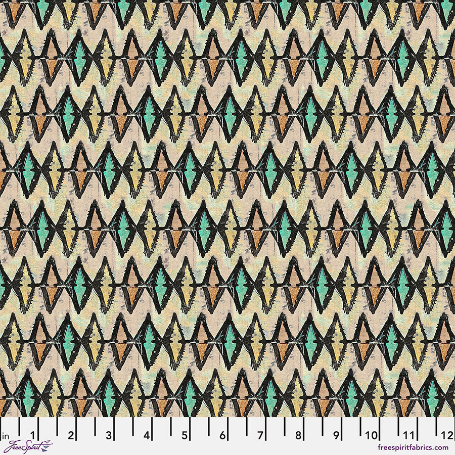 On Your Mark – Diamonds - Stained Glass (Half Yard Cut) – by Seth Apter with FreeSpirit Fabrics