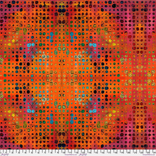 Soda Pop - Glow in Orange  - by Sue Penn Designs with Free Spirit Fabrics