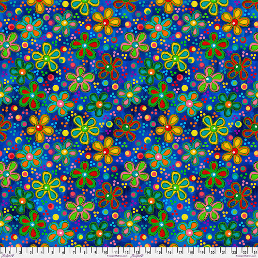 Soda Pop - Fizzy in Blue  - by Sue Penn Designs with Free Spirit Fabrics