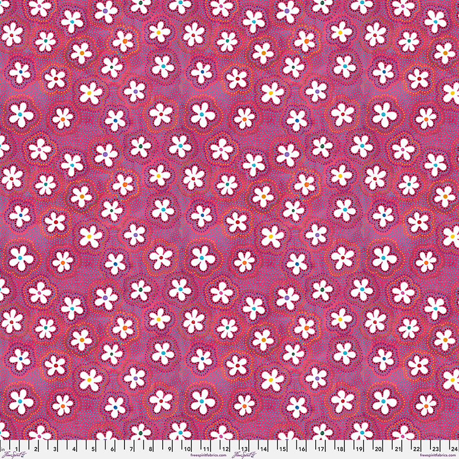 Soda Pop - Daisy Dream in Pink - by Sue Penn Designs with Free Spirit Fabrics