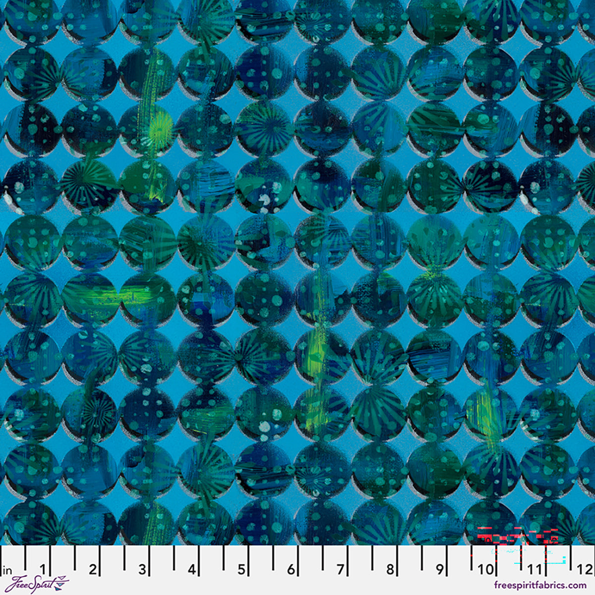 Radiant Grove - Harlequin Circles - by Sue Penn with FreeSpirit Fabrics