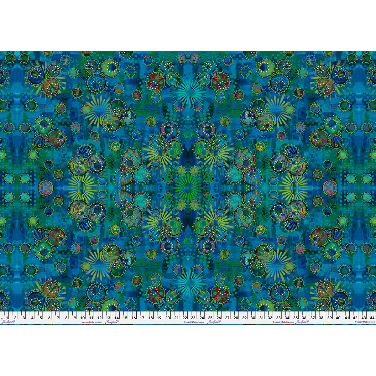 Radiant Grove - Kaleido Circles - by Sue Penn with FreeSpirit Fabrics