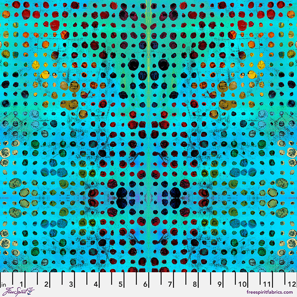 Radiant Grove - SM Glow in Light Blue - by Sue Penn with FreeSpirit Fabrics