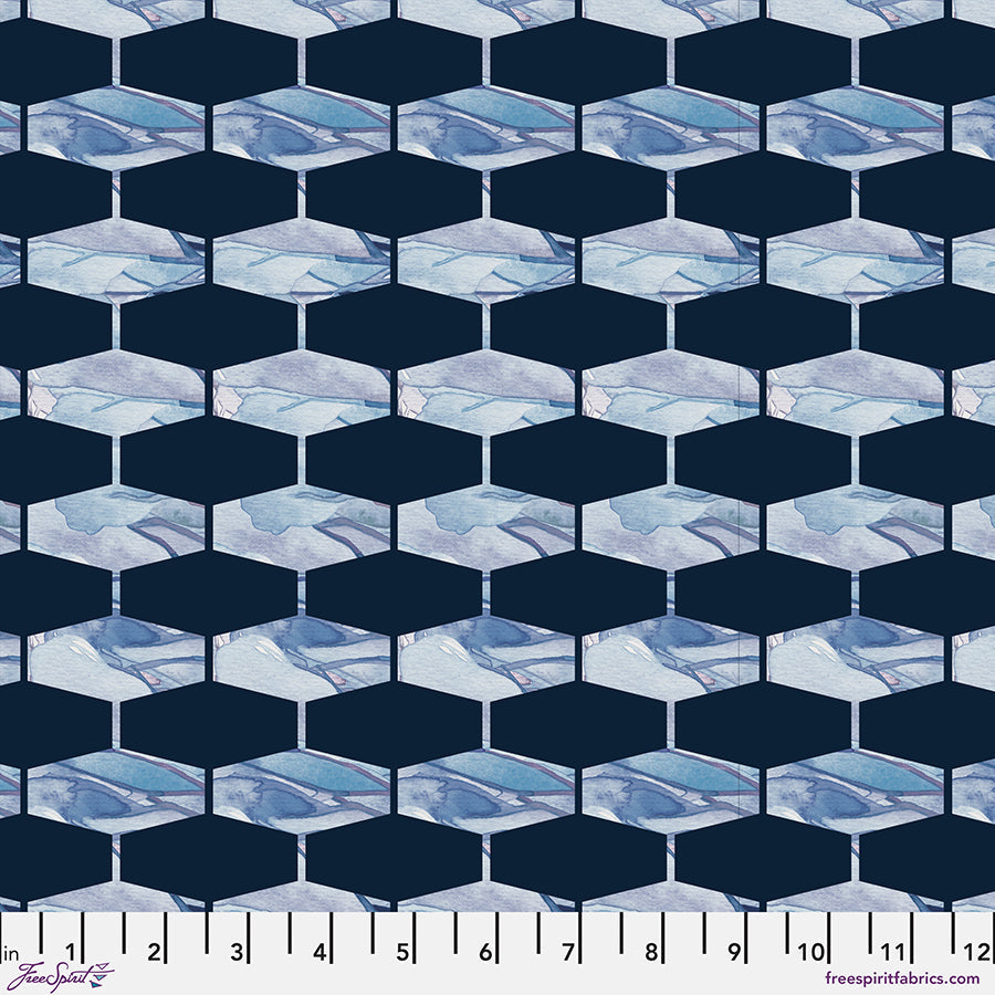 Daybreak - Stillness - Dewdrop - by Shell Rummel with FreeSpirit Fabrics