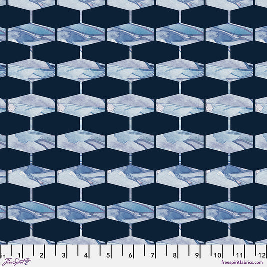 Daybreak - Stillness - Dewdrop - by Shell Rummel with FreeSpirit Fabrics