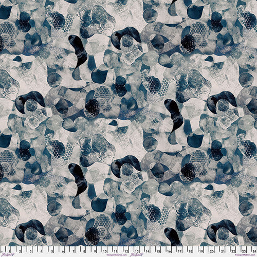 Rust & Bloom - Budding - Royal Blue by Sarah Sczepanski with Free Spirit Fabrics