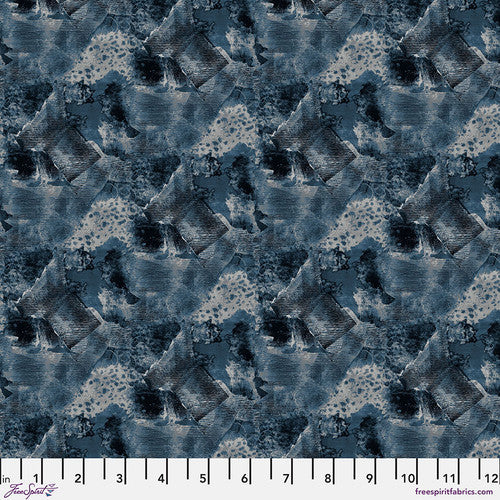 Rust & Bloom - Brunnera - Steel Blue by Sarah Sczepanski with Free Spirit Fabrics