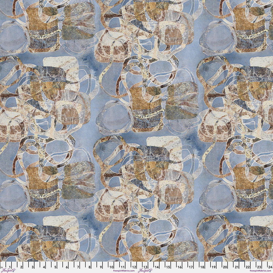 Golden Touch - Interwoven - Mist by Sarah Sczepanski with Free Spirit Fabrics