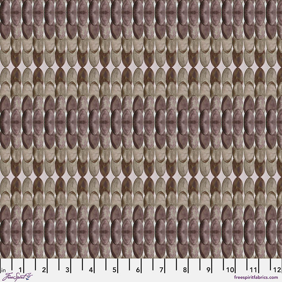 Golden Touch - Bronze Coins - Bronze by Sarah Sczepanski with Free Spirit Fabrics
