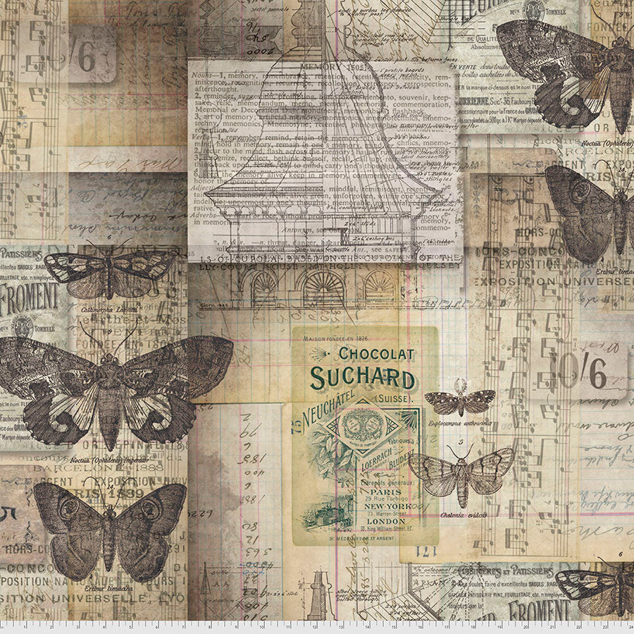 Foundations - Melange - Neutral from Tim Holtz with Free Spirit Fabrics