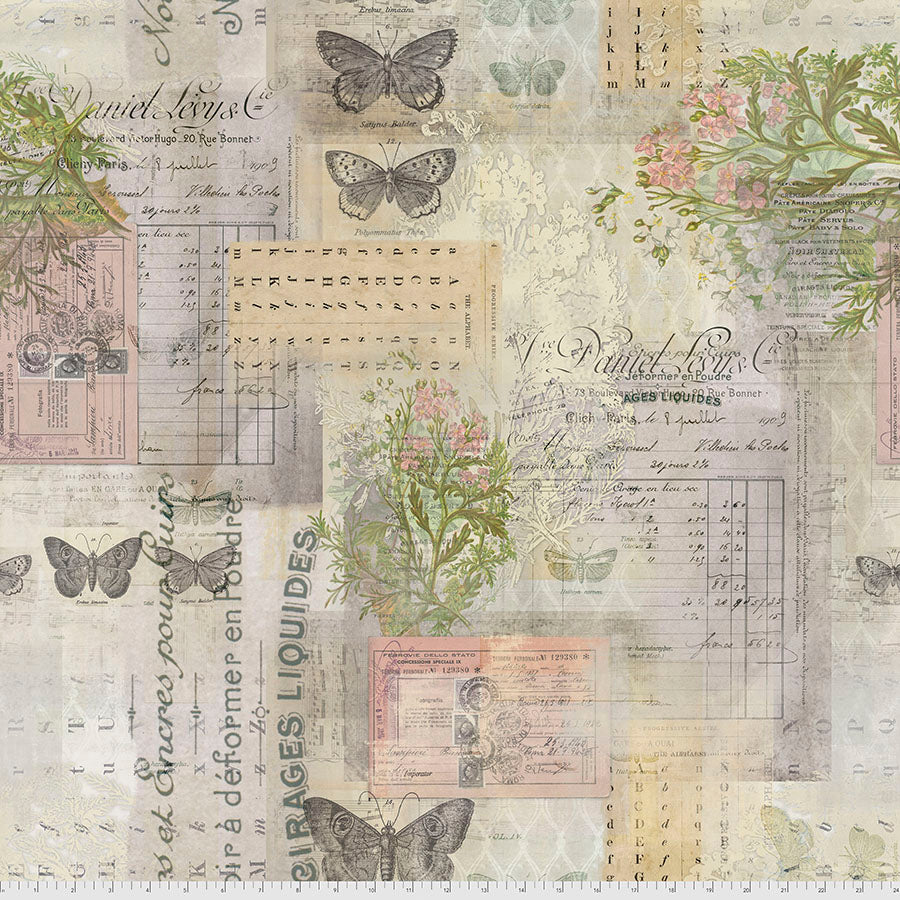 Foundations - Botanical - Multi from Tim Holtz with Free Spirit Fabrics