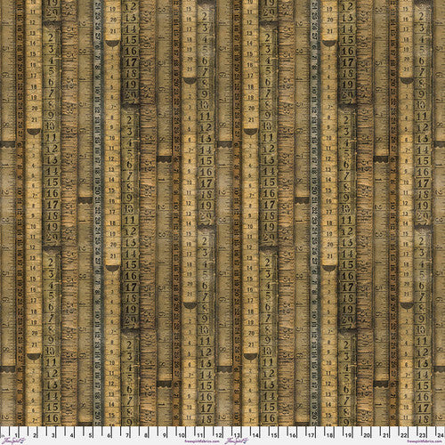 Foundations - Tape Measures - Neutral from Tim Holtz with Free Spirit Fabrics