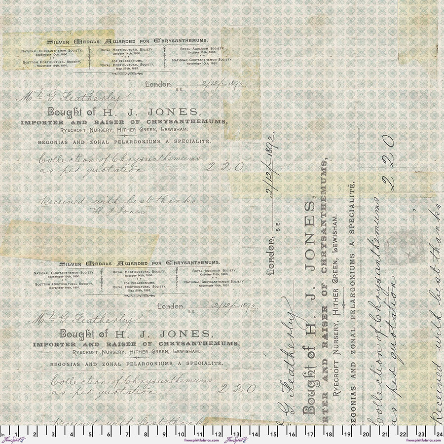 Foundations - Horticulture - Multi from Tim Holtz with Free Spirit Fabrics