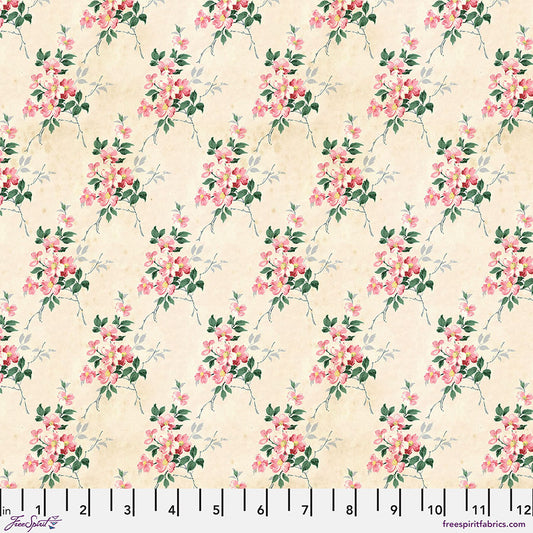 Eclectic Elements Palette Pink - Pink Wallpaper by Tim Holtz with Free Spirit Fabrics
