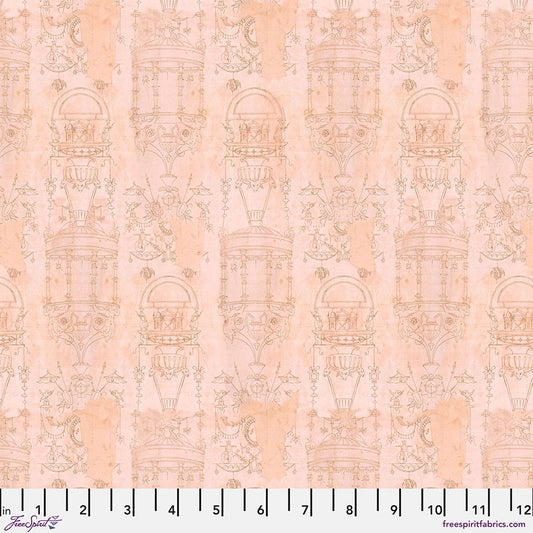 Eclectic Elements Palette Pink - Pink Toile by Tim Holtz with Free Spirit Fabrics