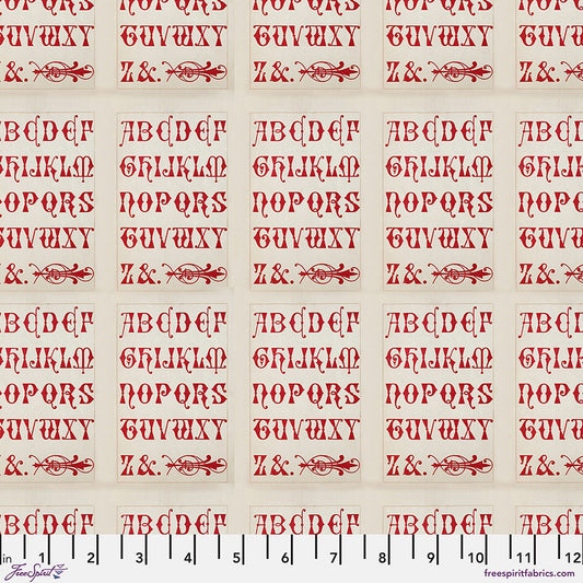 Eclectic Elements Palette Red - Typography by Tim Holtz with Free Spirit Fabrics