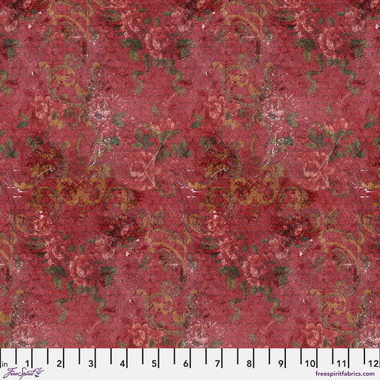 Eclectic Elements Palette Red - Tapestry by Tim Holtz with Free Spirit Fabrics