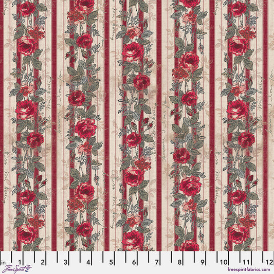Eclectic Elements Palette Red - Wallpaper by Tim Holtz with Free Spirit Fabrics