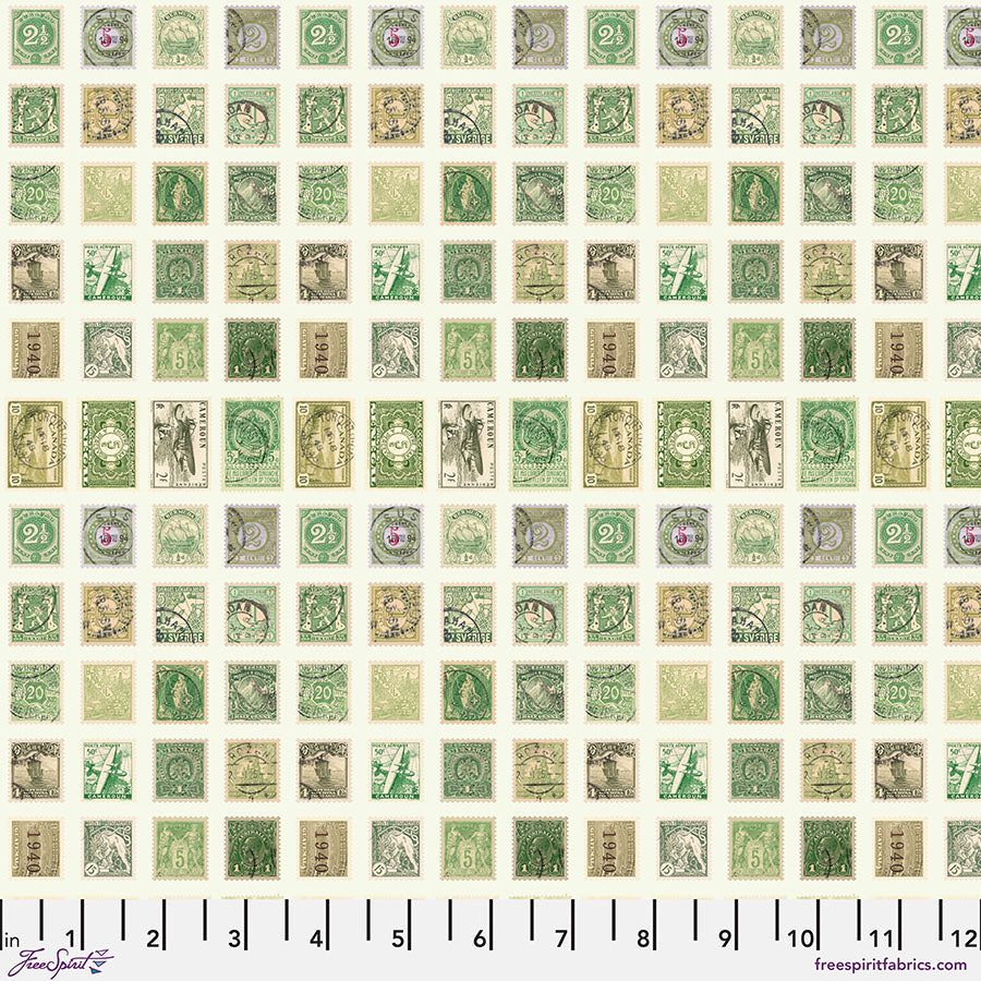 Eclectic Elements Palette Green Bundles by Tim Holtz with Free Spirit Fabrics
