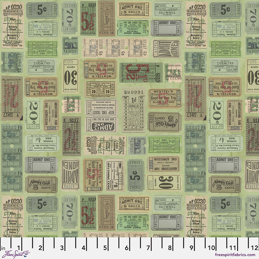 Eclectic Elements Palette Green Bundles by Tim Holtz with Free Spirit Fabrics