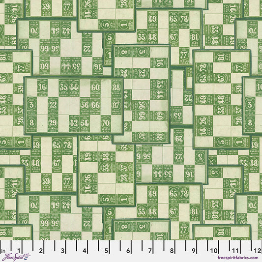 Eclectic Elements Palette Green - Numbers by Tim Holtz with Free Spirit Fabrics