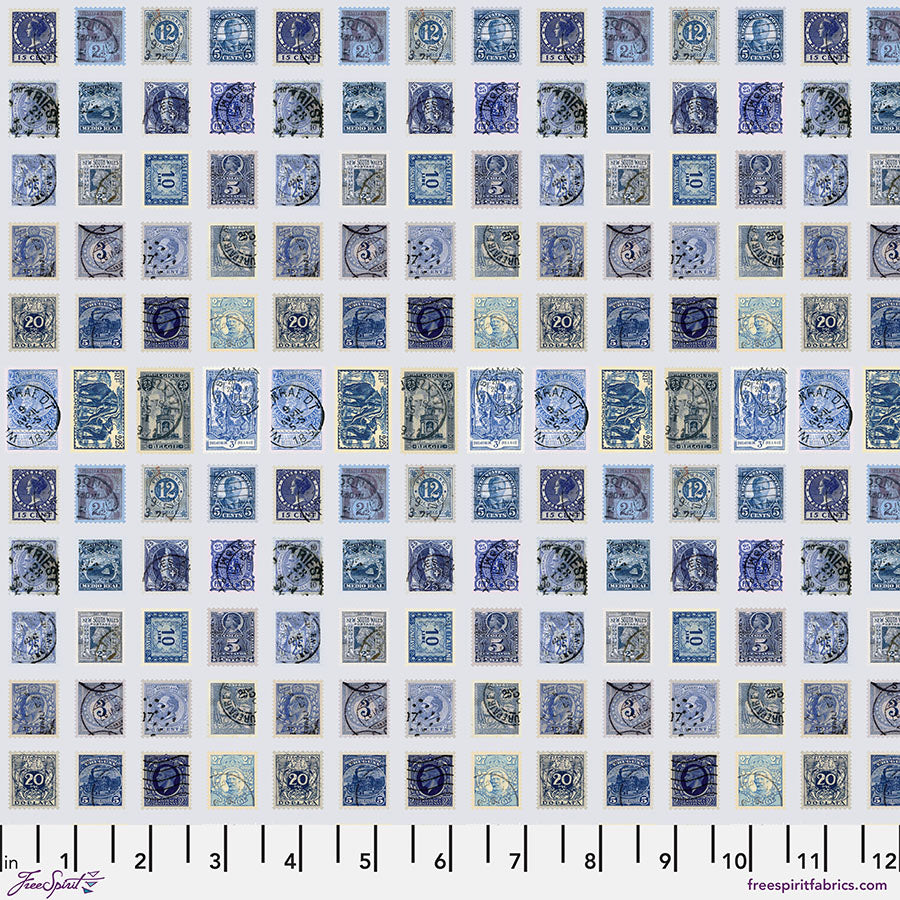 Eclectic Elements Palette Indigo Bundles by Tim Holtz with Free Spirit Fabrics