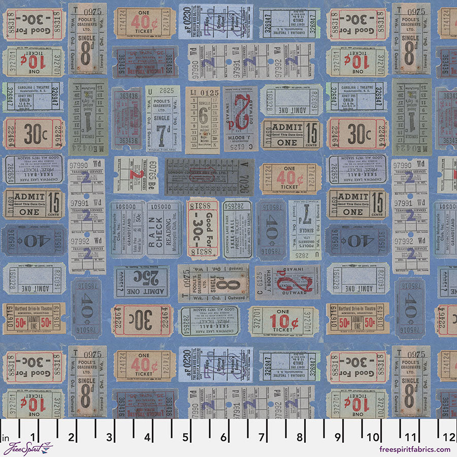 Eclectic Elements Palette Indigo Bundles by Tim Holtz with Free Spirit Fabrics