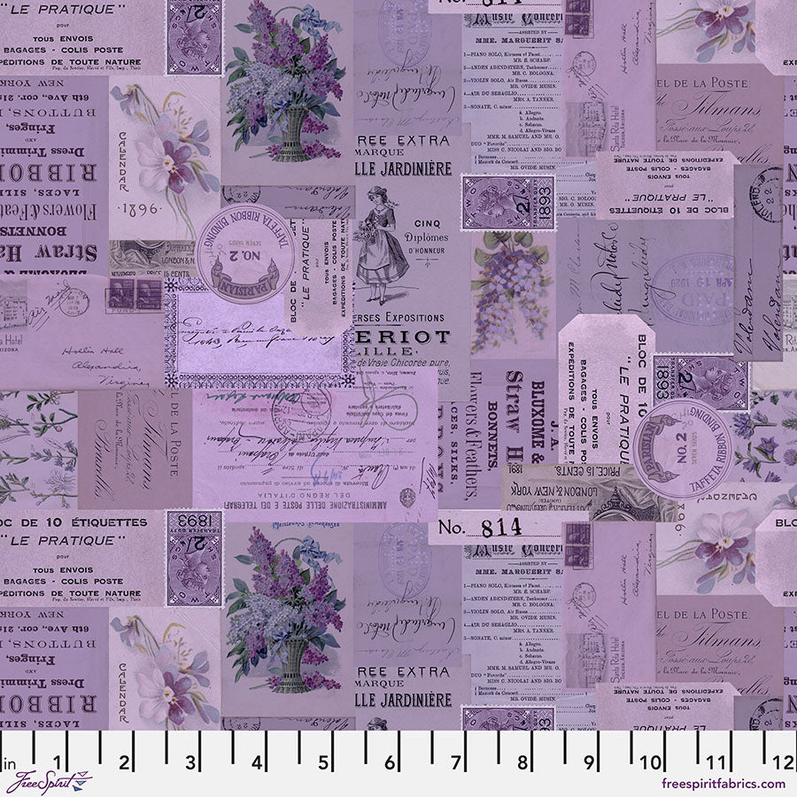 Eclectic Elements Palette Purple Bundles by Tim Holtz with Free Spirit Fabrics