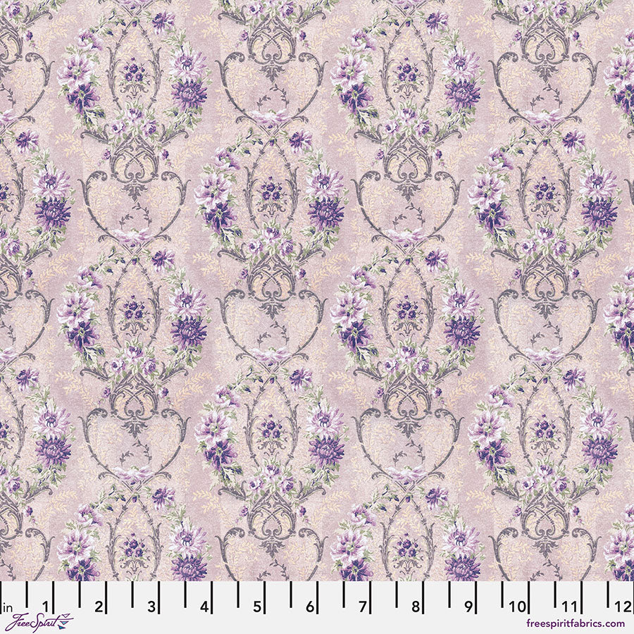 Eclectic Elements Palette - Wallpaper - Purple (Half Yard Cut) - by Tim Holtz with FreeSpirit Fabrics