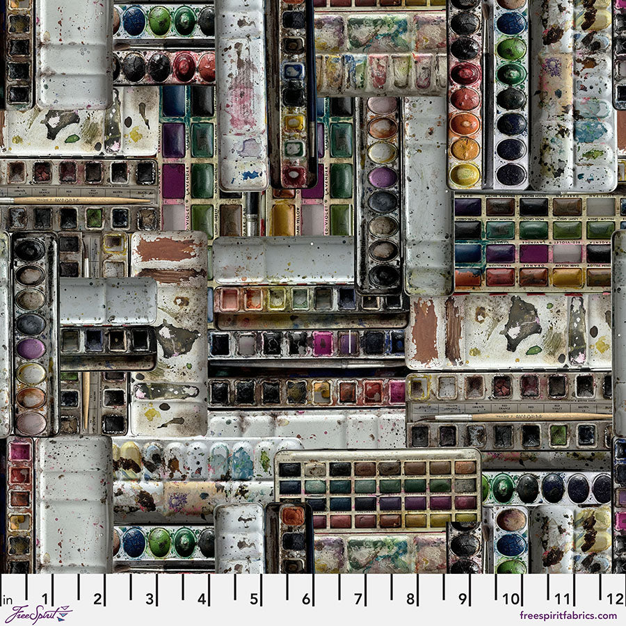 Eclectic Elements Palette Multi Bundles by Tim Holtz with Free Spirit Fabrics