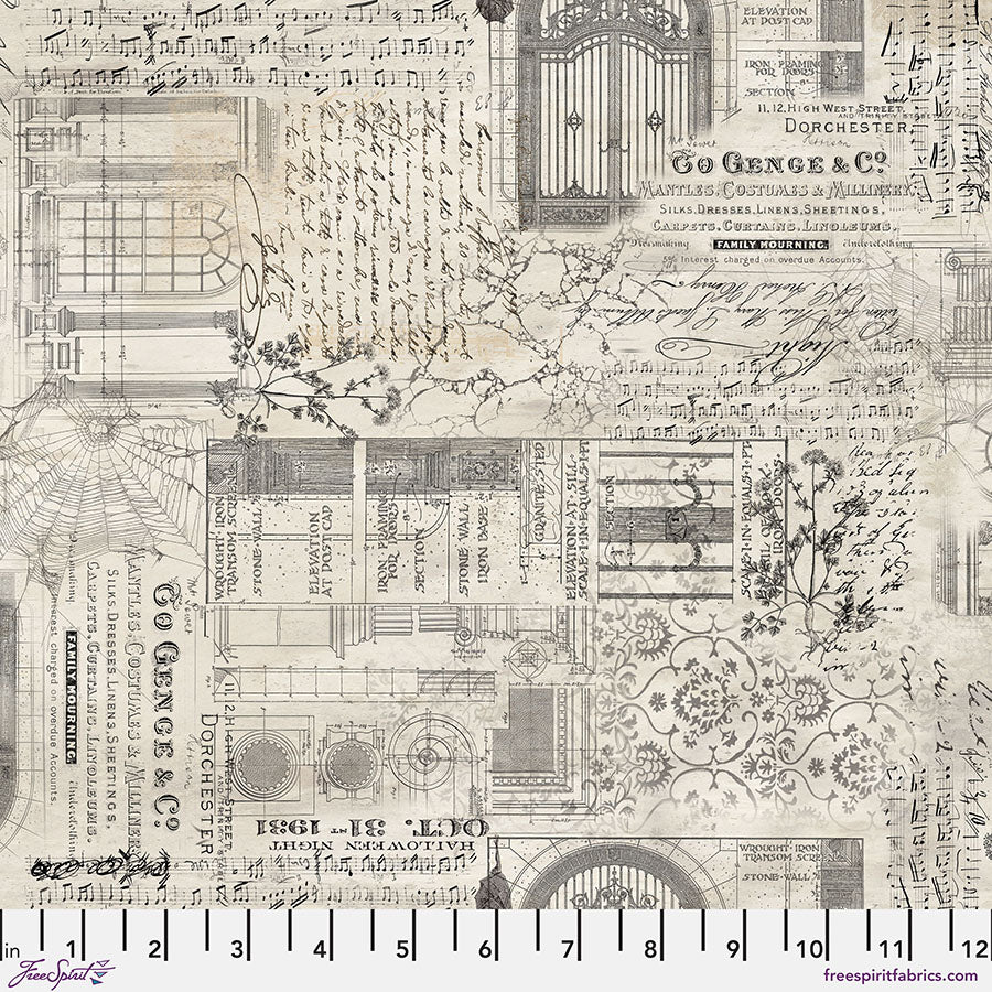 Eclectic Elements Palette Seasonal - Halloween Remnants - by Tim Holtz with FreeSpirit Fabrics