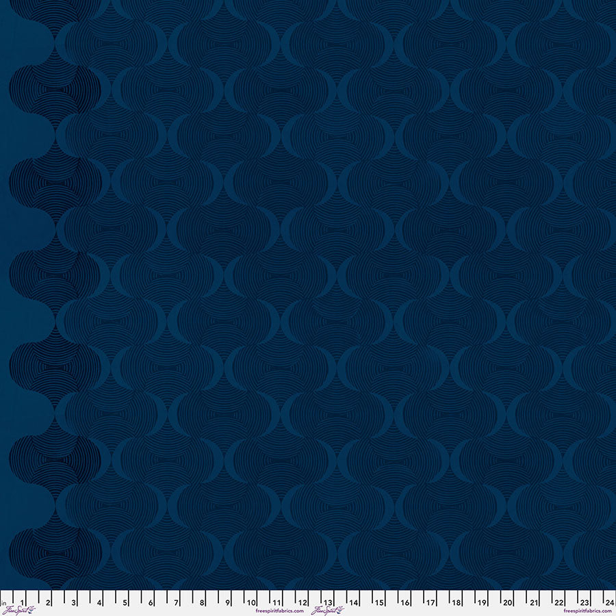 Grace Fabric - Mindful - Indigo by Valori Wells with Free Spirit