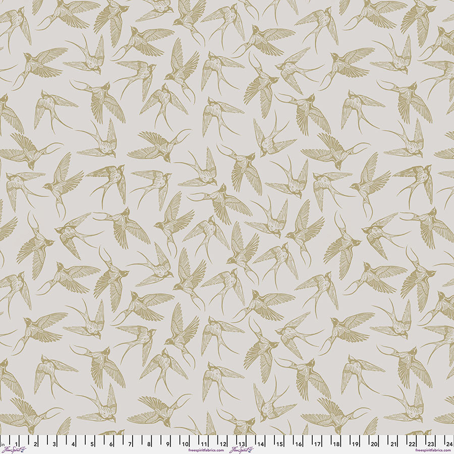Findings - SM Swallows - Neutral by Valori Wells with FreeSpirit Fabrics