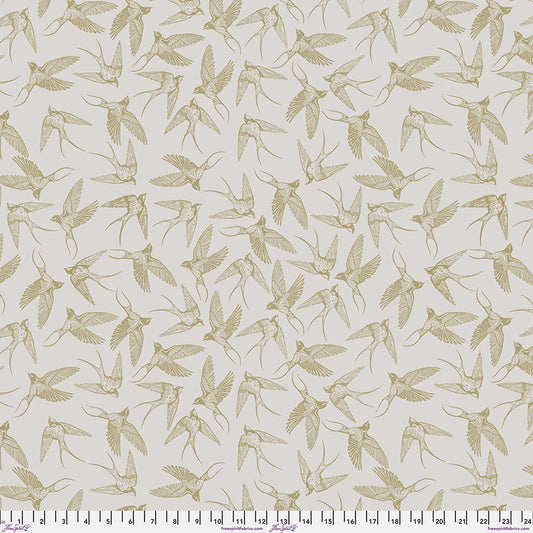 Findings - SM Swallows - Neutral by Valori Wells with FreeSpirit Fabrics